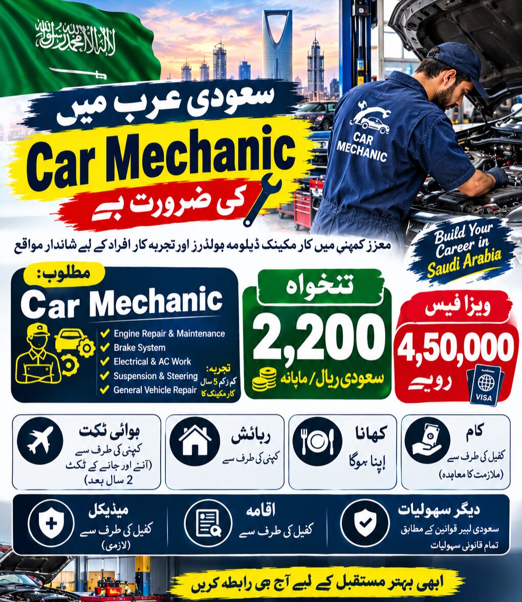 Madinah, Jobs, Urgent Required