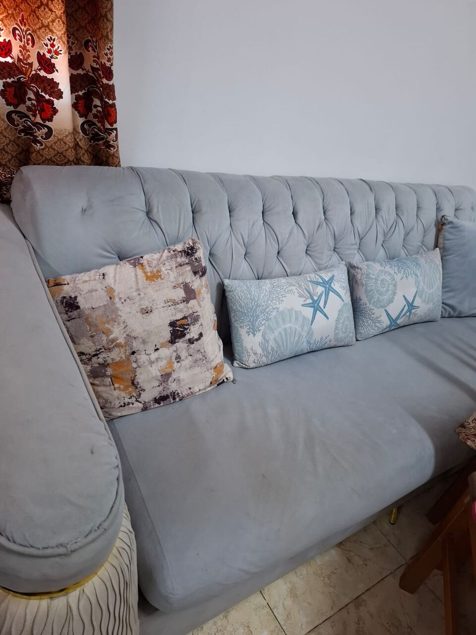 Riyadh, Furniture, SAR 125,  Sofas For Sale. For 125 (negotiable)  3 Seater, 2 Seater And 2(1 Seaters)