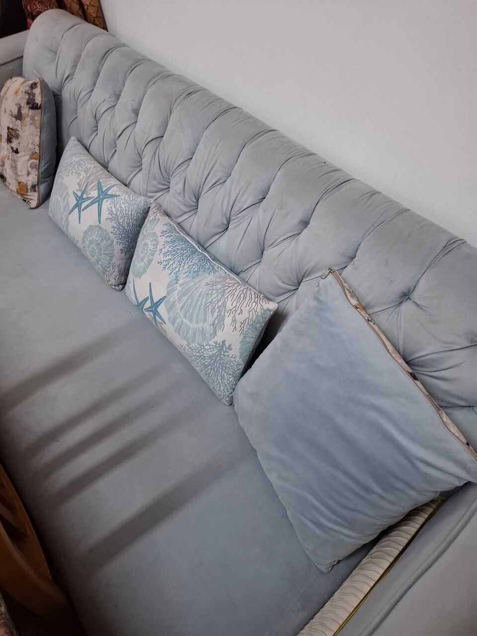 Riyadh, Furniture, SAR 125,  Sofas For Sale. For 125 (negotiable)  3 Seater, 2 Seater And 2(1 Seaters)