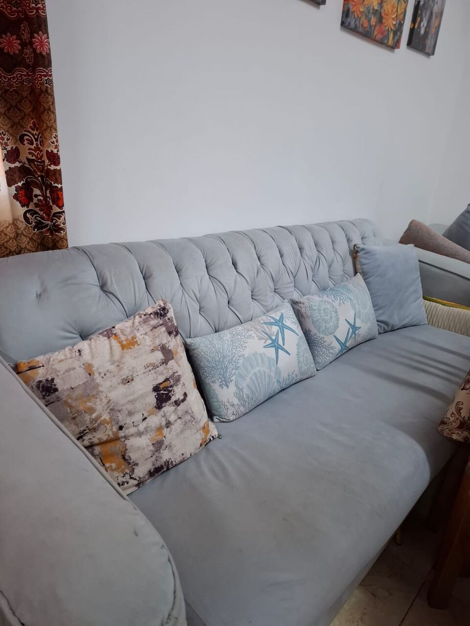 Riyadh, Furniture, SAR 125,  Sofas For Sale. For 125 (negotiable)  3 Seater, 2 Seater And 2(1 Seaters)