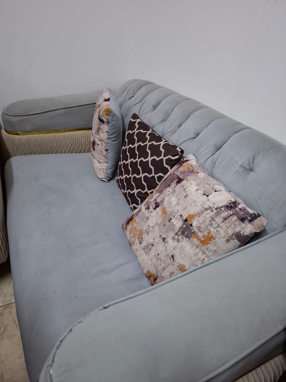 Riyadh, Furniture, SAR 125,  Sofas For Sale. For 125 (negotiable)  3 Seater, 2 Seater And 2(1 Seaters)