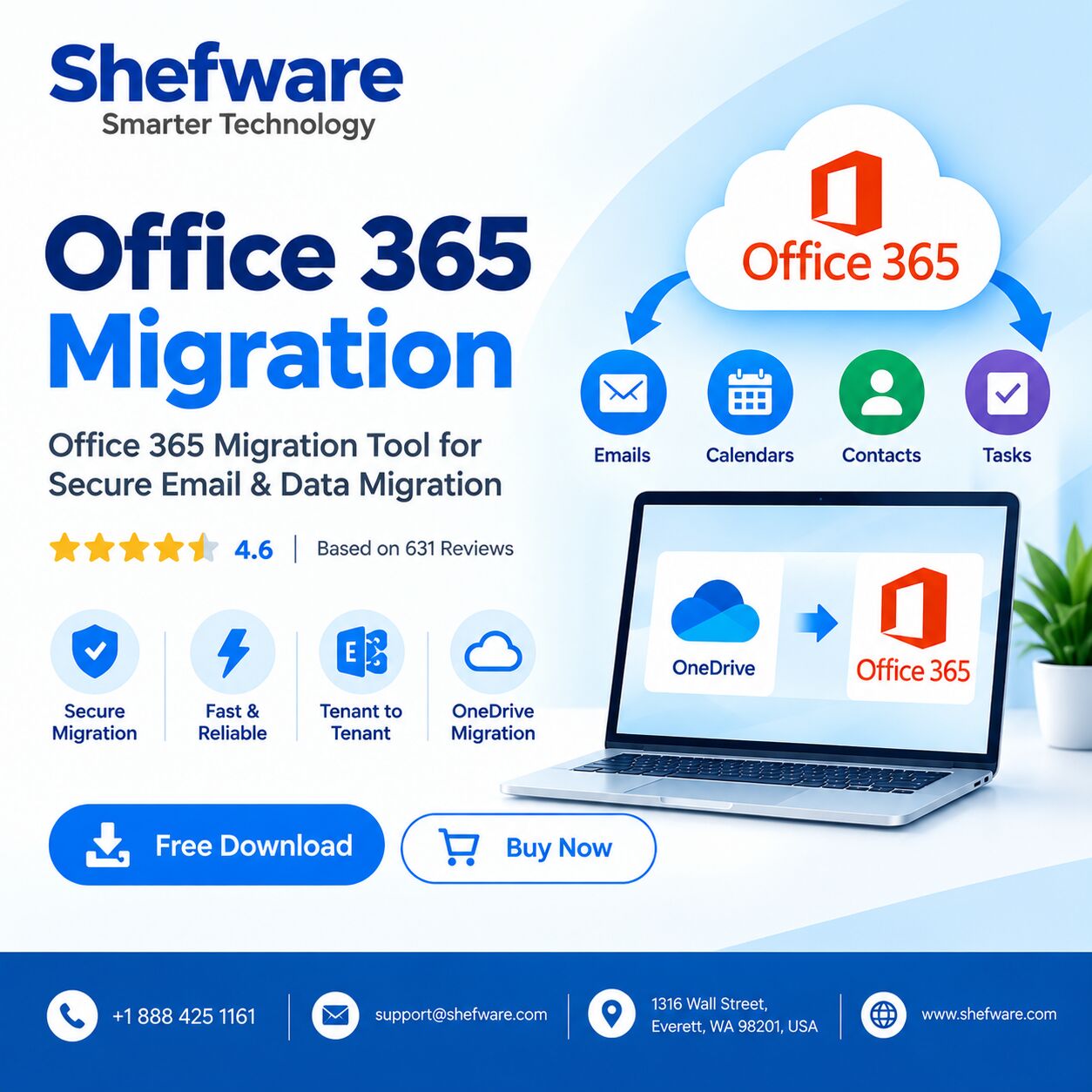 Washington DC, Education, Fast Mailbox And OneDrive Migration For Microsoft 365