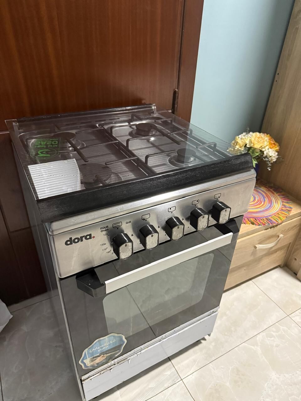 Akrabia, Household Items, SAR 400,  Dora Gas Cooker,4 Burner, 60X60