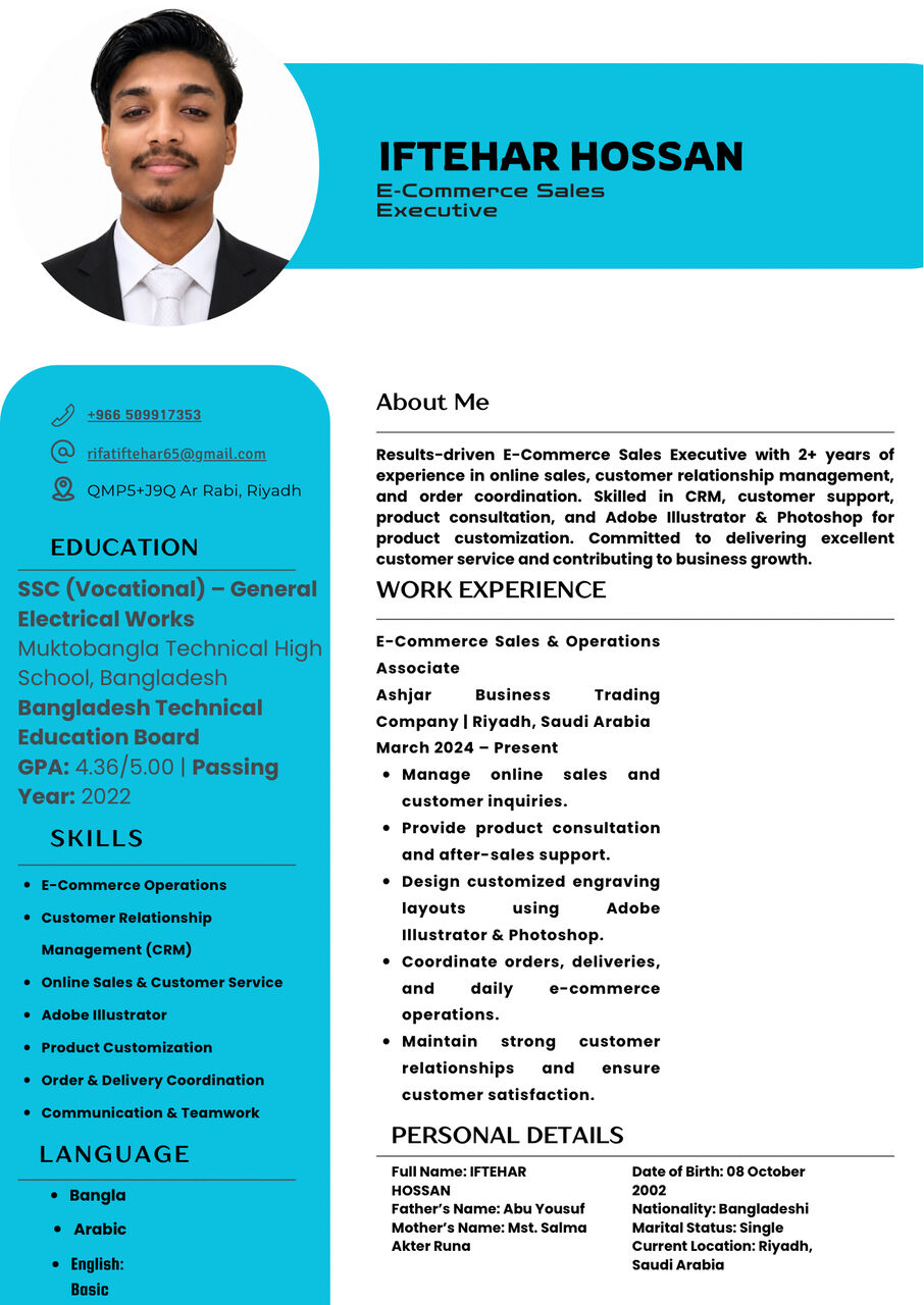 Riyadh, Job Seekers, Experienced E-Commerce & Retail Operations Associate