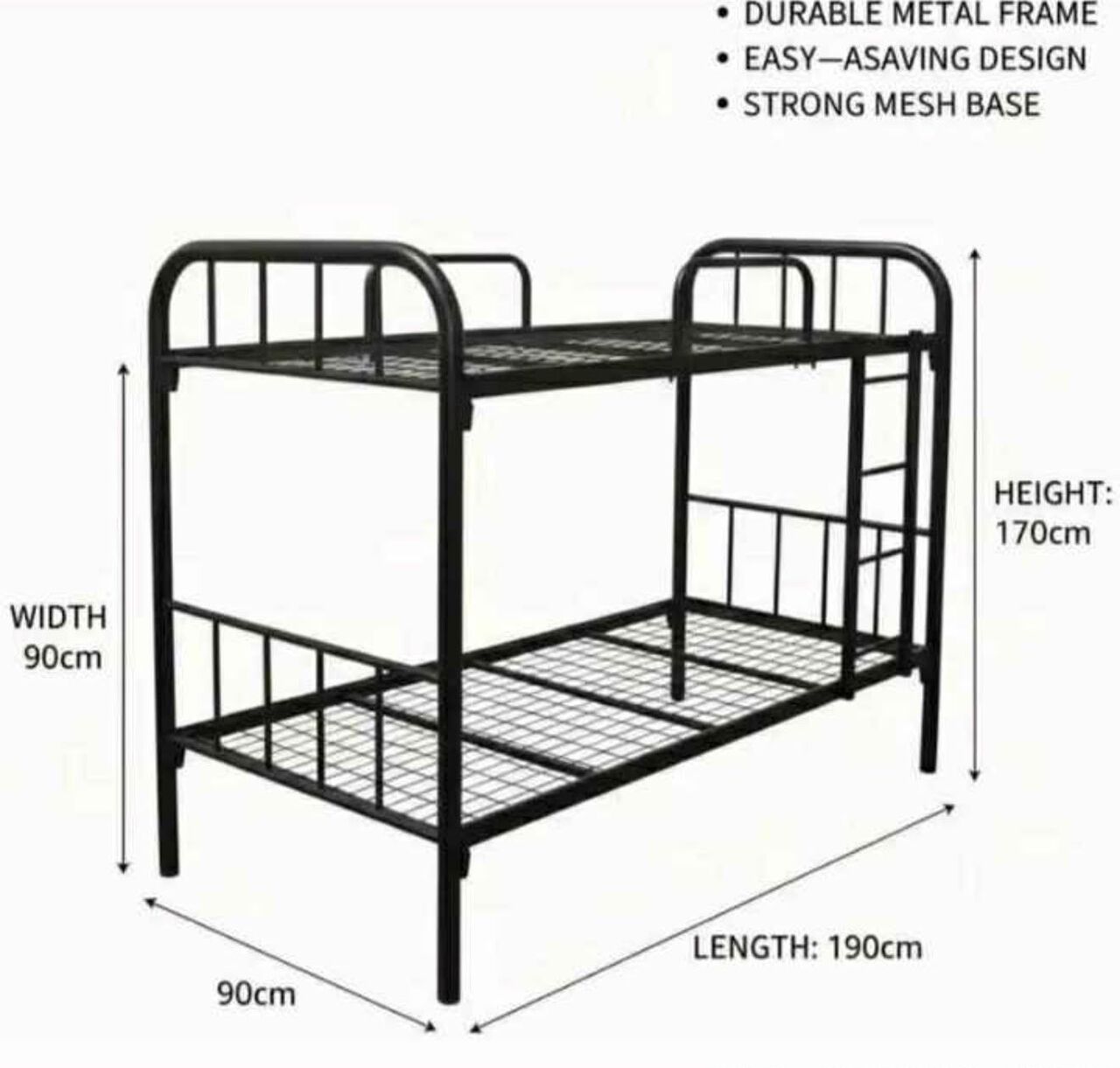 Al Safa, Furniture, Brand New Steel Deck Double And Single Bed