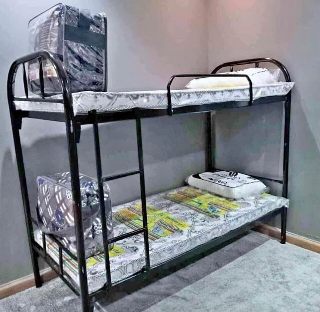 Al Safa, Furniture, Brand New Steel Deck Double And Single Bed