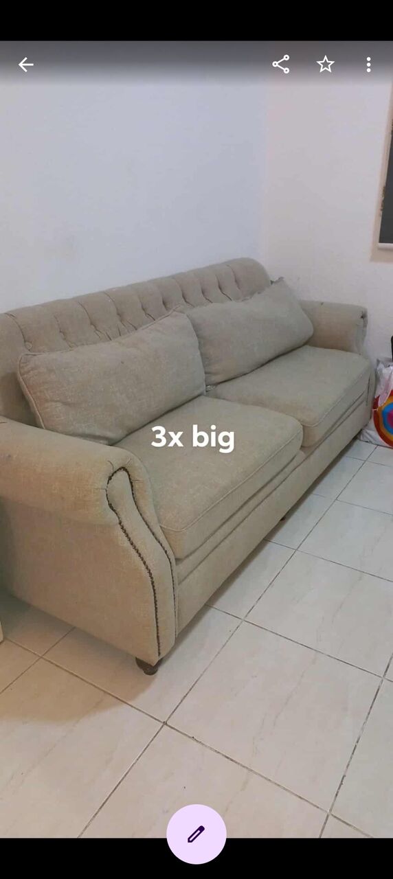Hara, Furniture, SAR 500,  Modern Loynge Set -3 Pcs Sofa Set