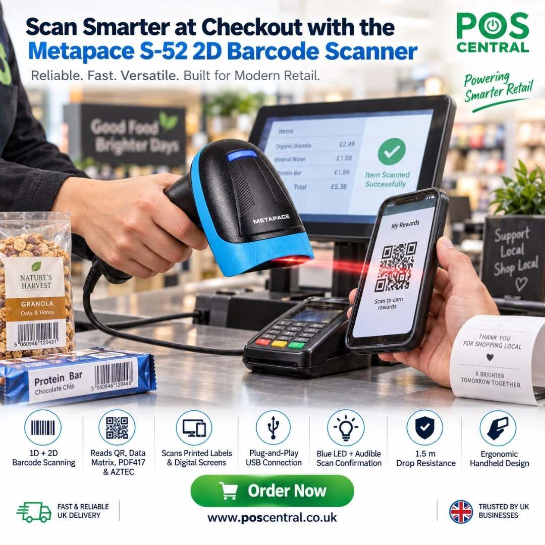 London, Computers, GBP 41,  Running A UK Shop? Get The Metapace S-52 Handheld Scanner