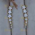 Elegant Long Chain Ear Cuff | Sparkle And Glow