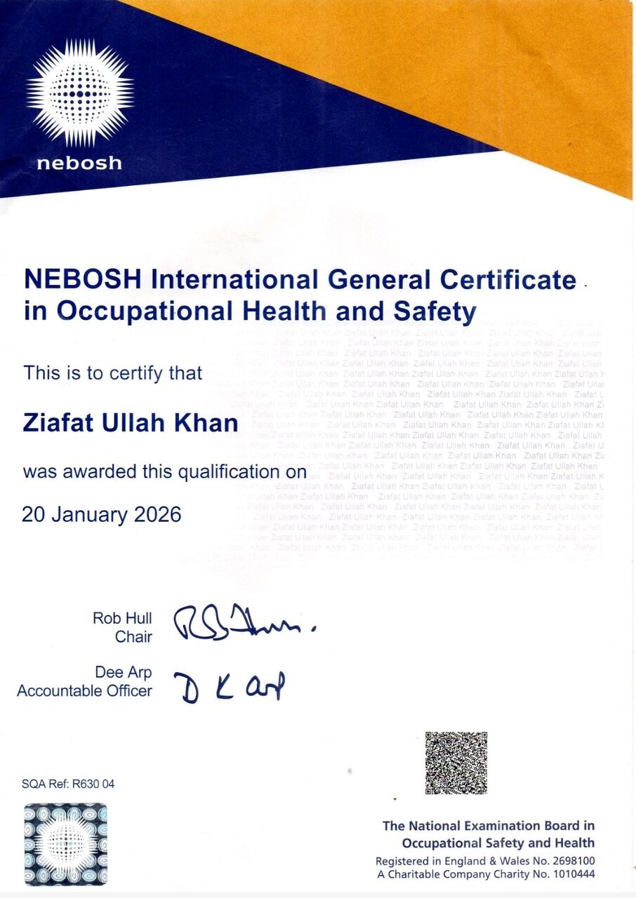 Turaif, Job Seekers, Safety Officer/ HSE Officer
