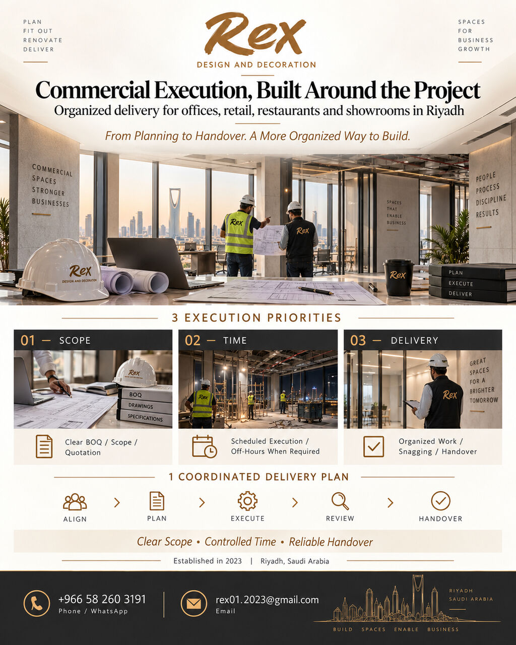 Riyadh, Interior Design, Commercial Fit-Out & Renovation Contractor In Riyadh