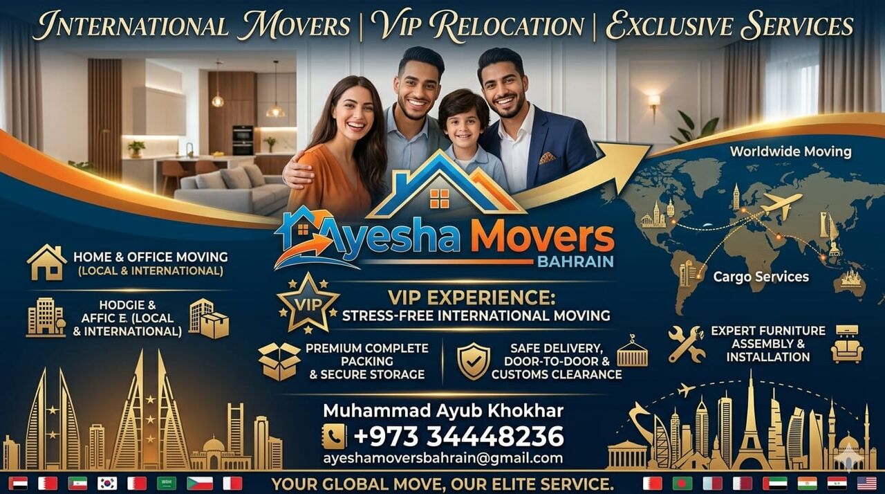 Manama, Labor/Moving, #Ayesha Movers&Packers Cargo #BahrainToSaudi #BahrainToQatar #GulfMovers #BahrainBusines