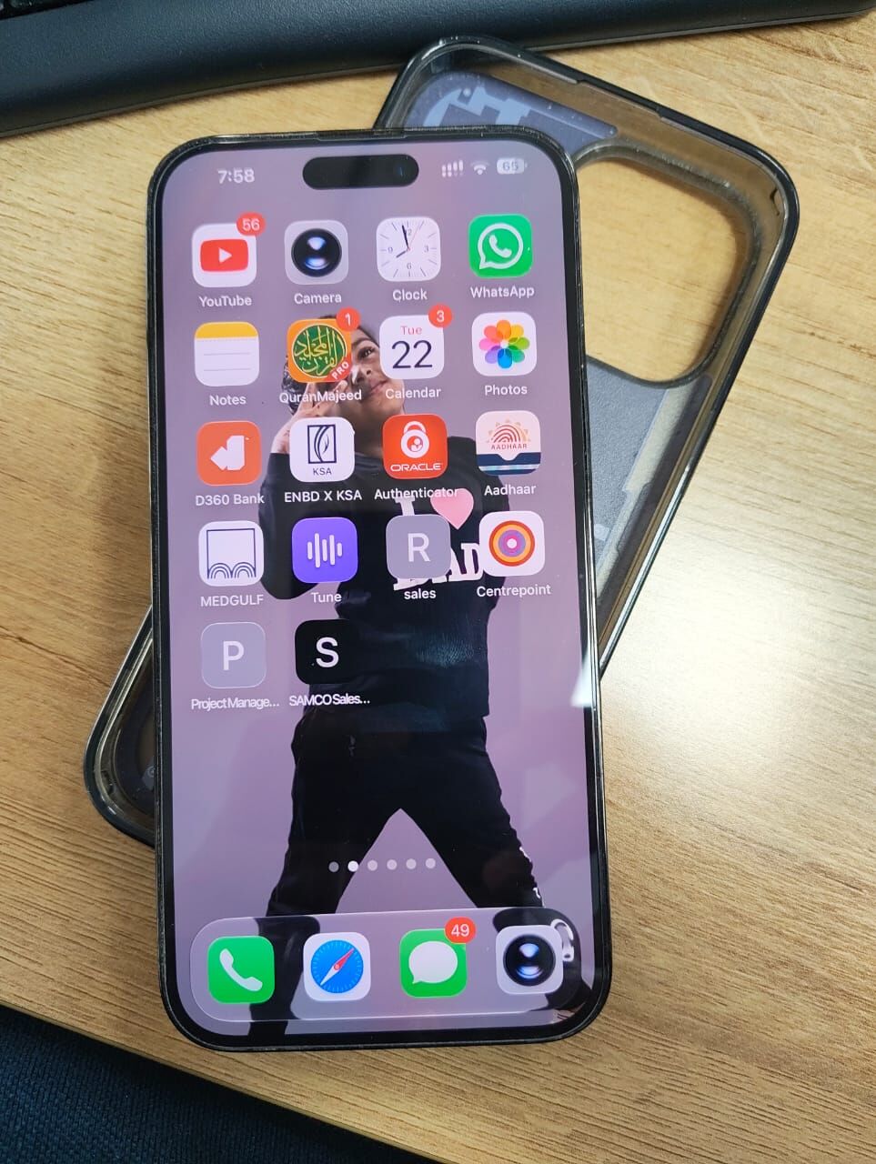 Dammam, Mobile Phones, SAR 2600,  Iphone 14Pro Max 256GB-Black, 89% Battery Health