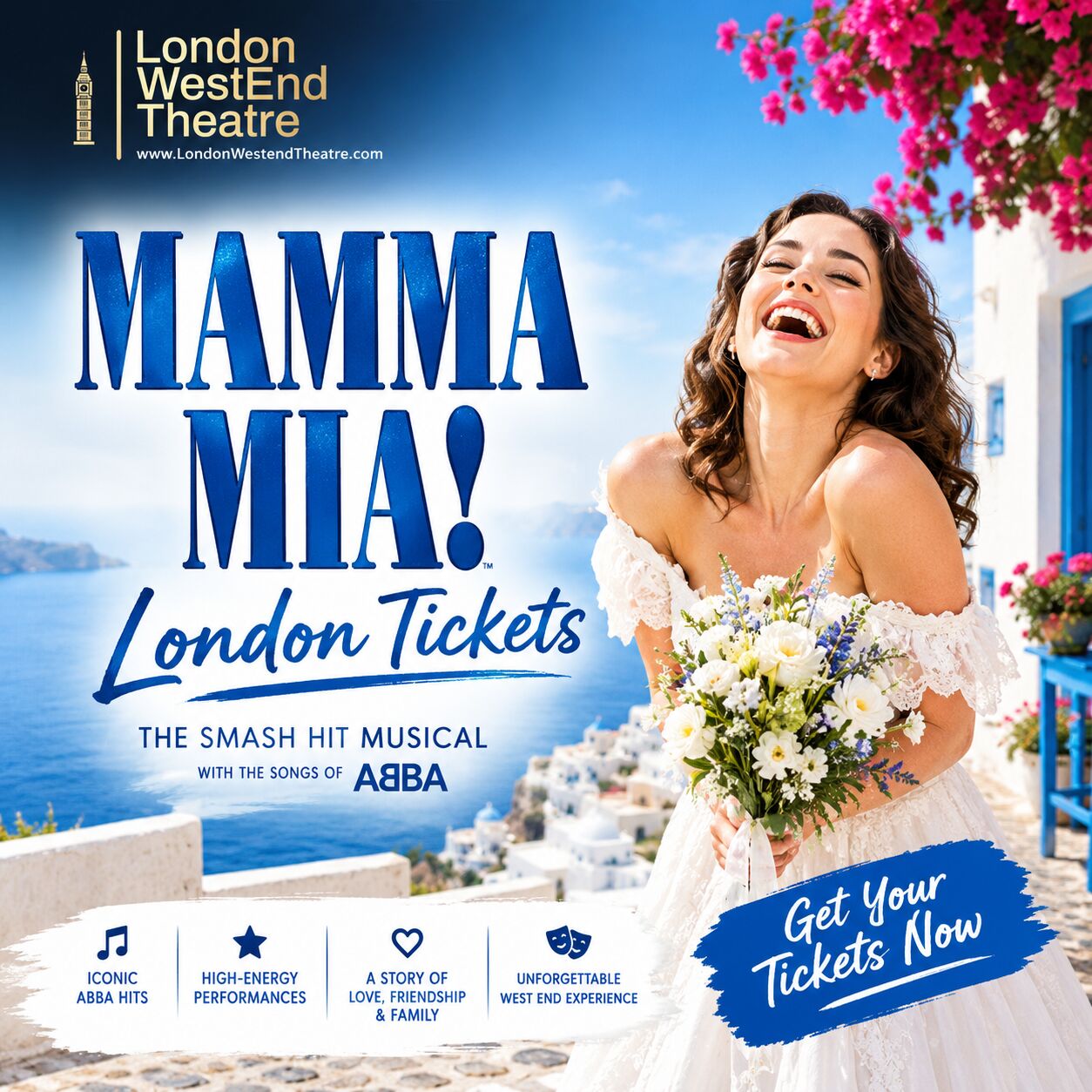 Mumbai, Tickets, GBP 43,  Mamma Mia London Tickets &ndash; Experience ABBA&rsquo;s Biggest Hits London West End Theatre