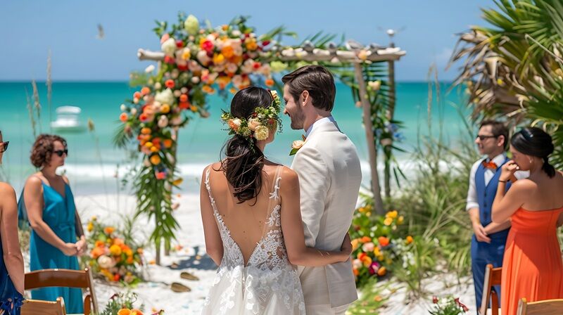 New York, Event Planning, Romantic Key West Beach Wedding Packages