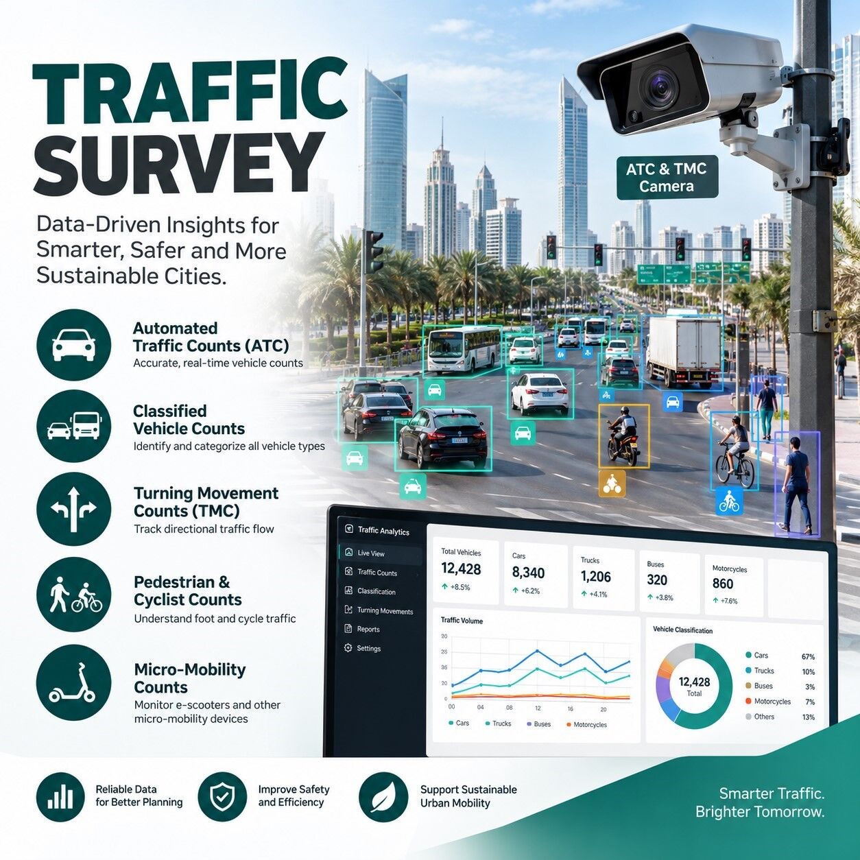 Dubai, Technical, Transforming UAE Mobility With Advanced Traffic Surveys