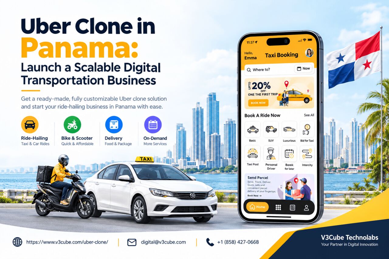 Panama City, Software Development, Uber Clone In Panama: Launch A Scalable Digital Transportation Business