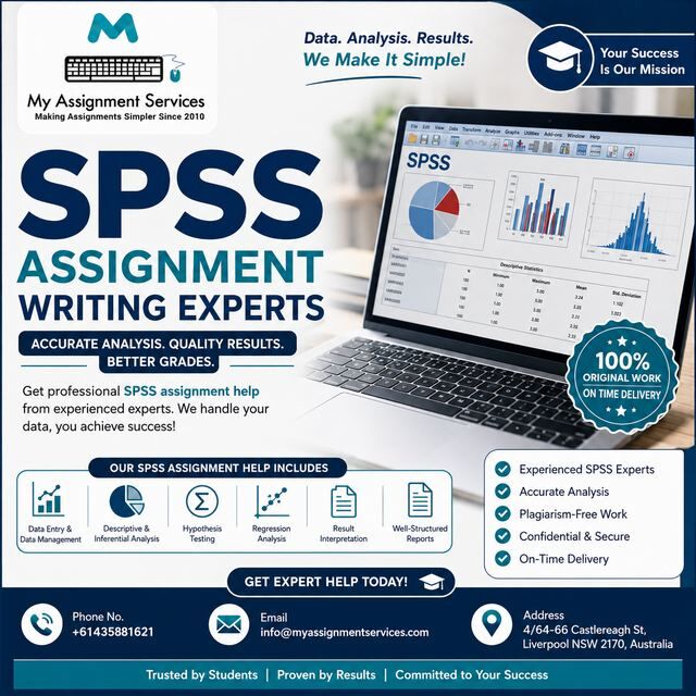 Brisbane, Education, SPSS Assignment Support For Accurate Data Analysis