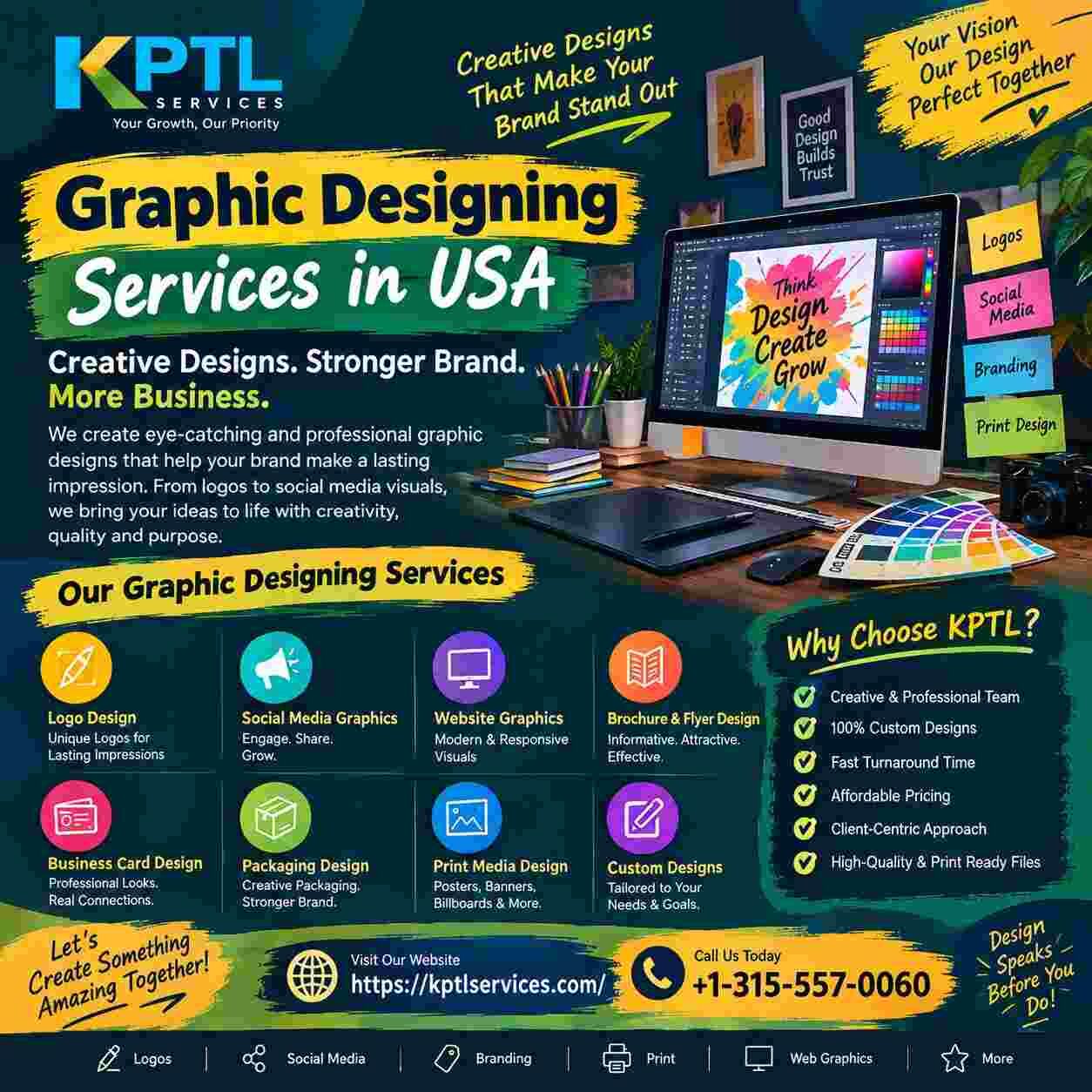 New York, Graphic Design, Affordable Graphic Designing Services In USA &ndash; KPTL Services