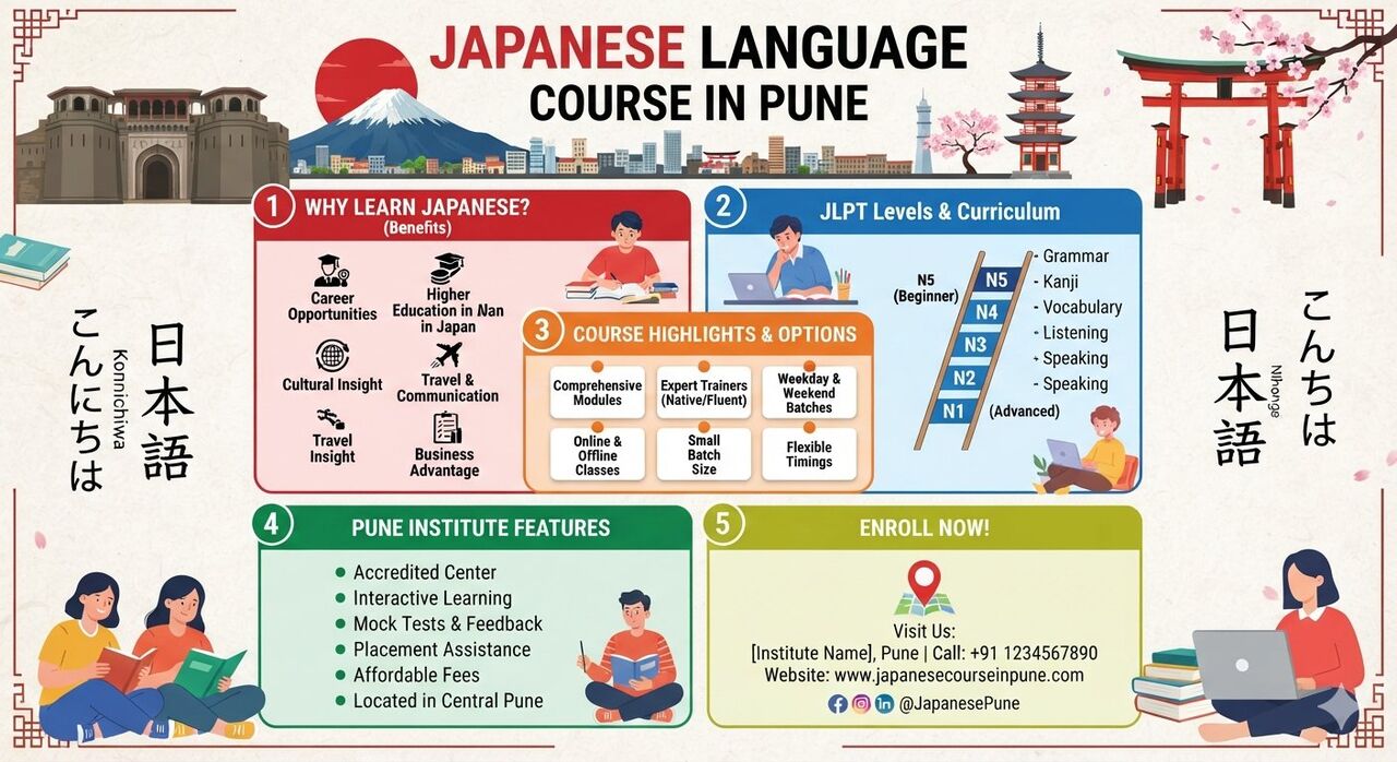 Noida, Education, Japanese Language Course In Pune: N5 To N1 Learning Path