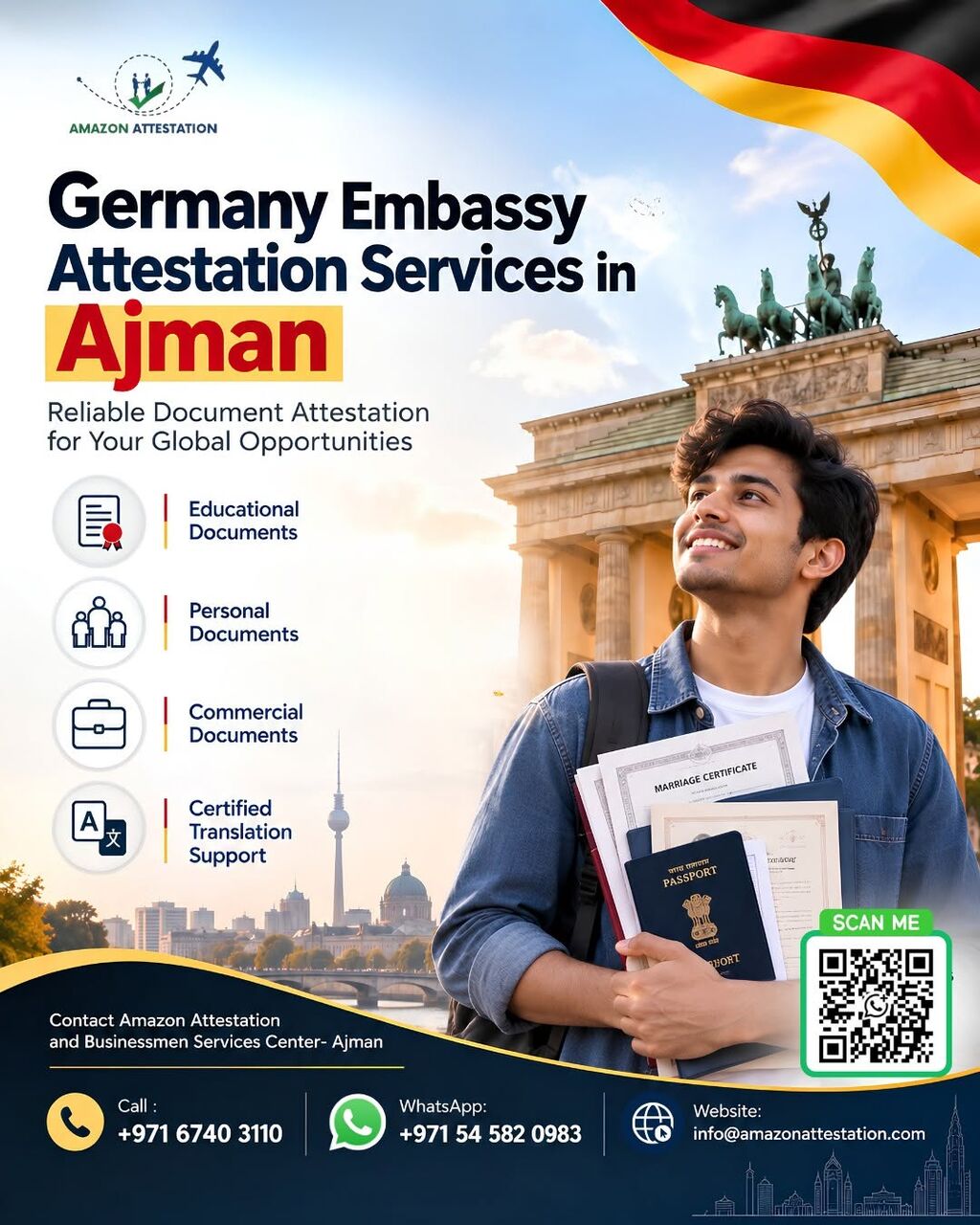 Ajman, Immigration, Germany Embassy Attestation Services In Ajman
