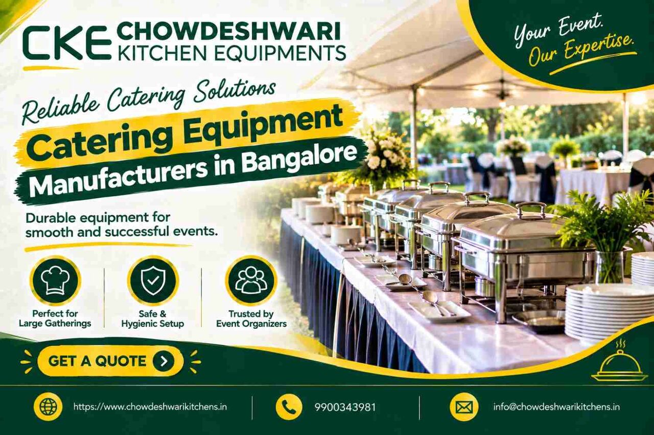 Bangalore, Household Items, Catering Equipment Manufacturers In Bangalore