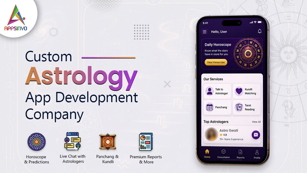 Noida, Creative, Appsinvo - Custom Astrology App Development Company In India