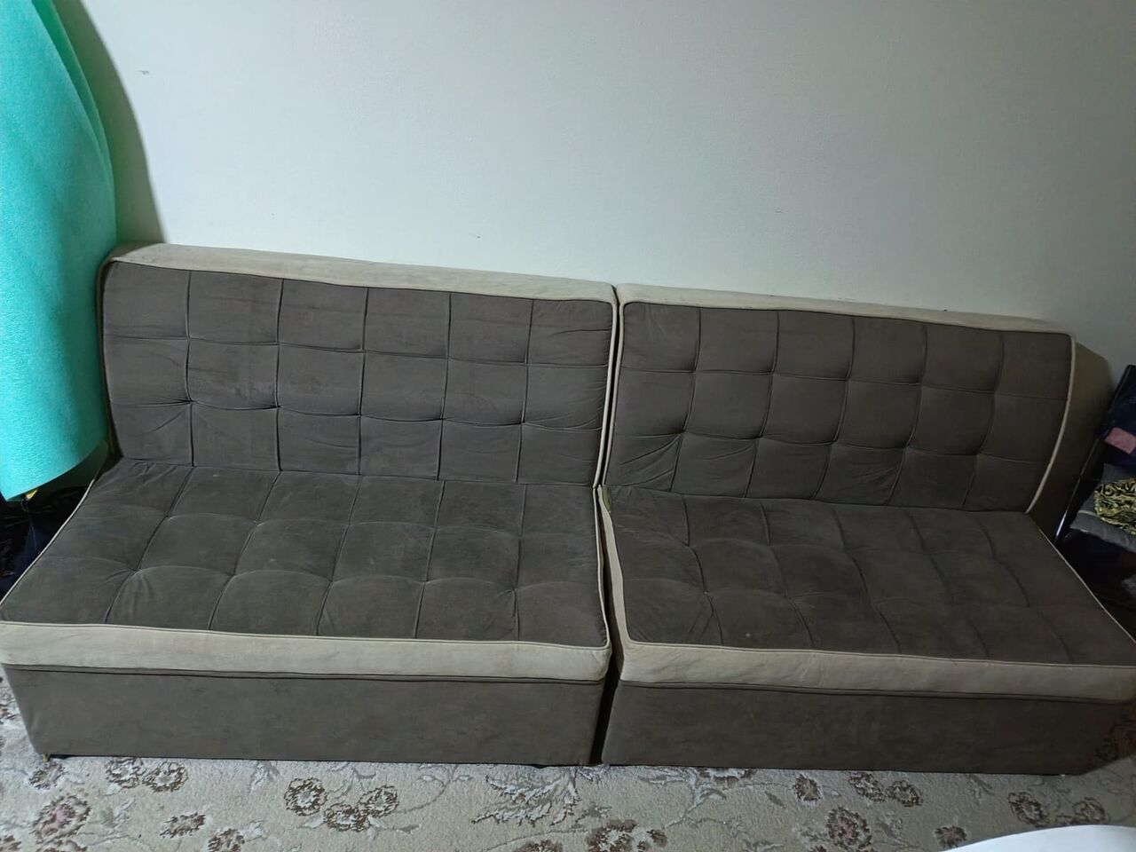 Al Khobar Al Shamalia, Furniture, SAR 500,  Sofa Set 4 Pieces , 2 Corners And Smal Side Tables. Price= 500 Sar