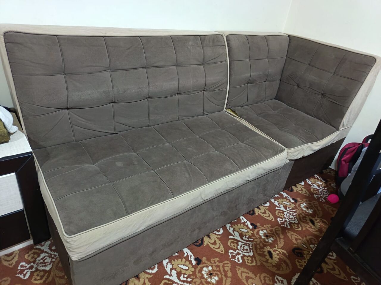 Al Khobar Al Shamalia, Furniture, SAR 500,  Sofa Set 4 Pieces , 2 Corners And Smal Side Tables. Price= 500 Sar