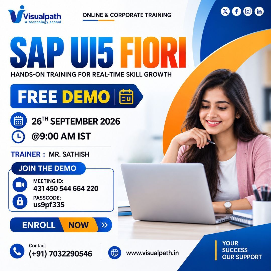 Hyderabad, Education, SAP UI5 Fiori Free Demo &ndash; Learn From Industry Experts