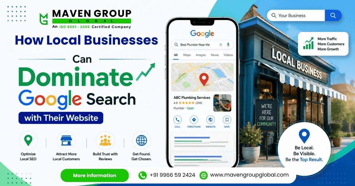 Hyderabad, Web Design & Development, How Local Businesses Can Dominate Google Search With Their Website