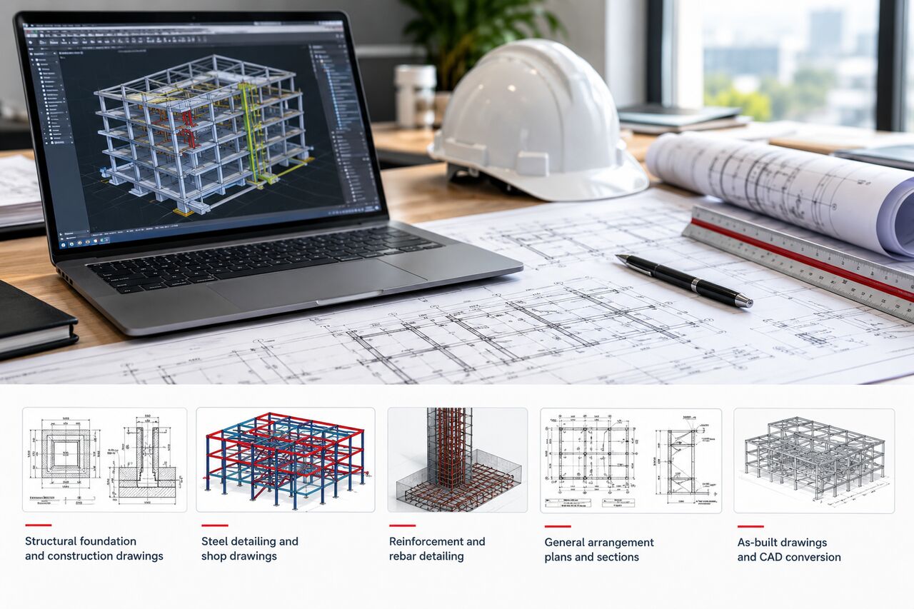 Chicago, Business, Structural CAD Drafting Services For Builders And Engineers