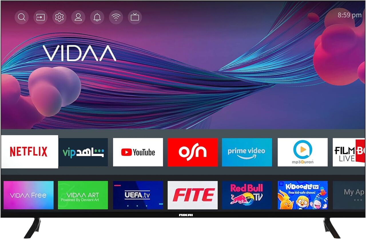 Riyadh, Appliances, SAR 700,  Nikai 50 Inch UHD 4K LED Smart TV