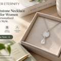 INR 4900,  Buy Now Birthstone Necklace Gift For Women For Personalized Office Style