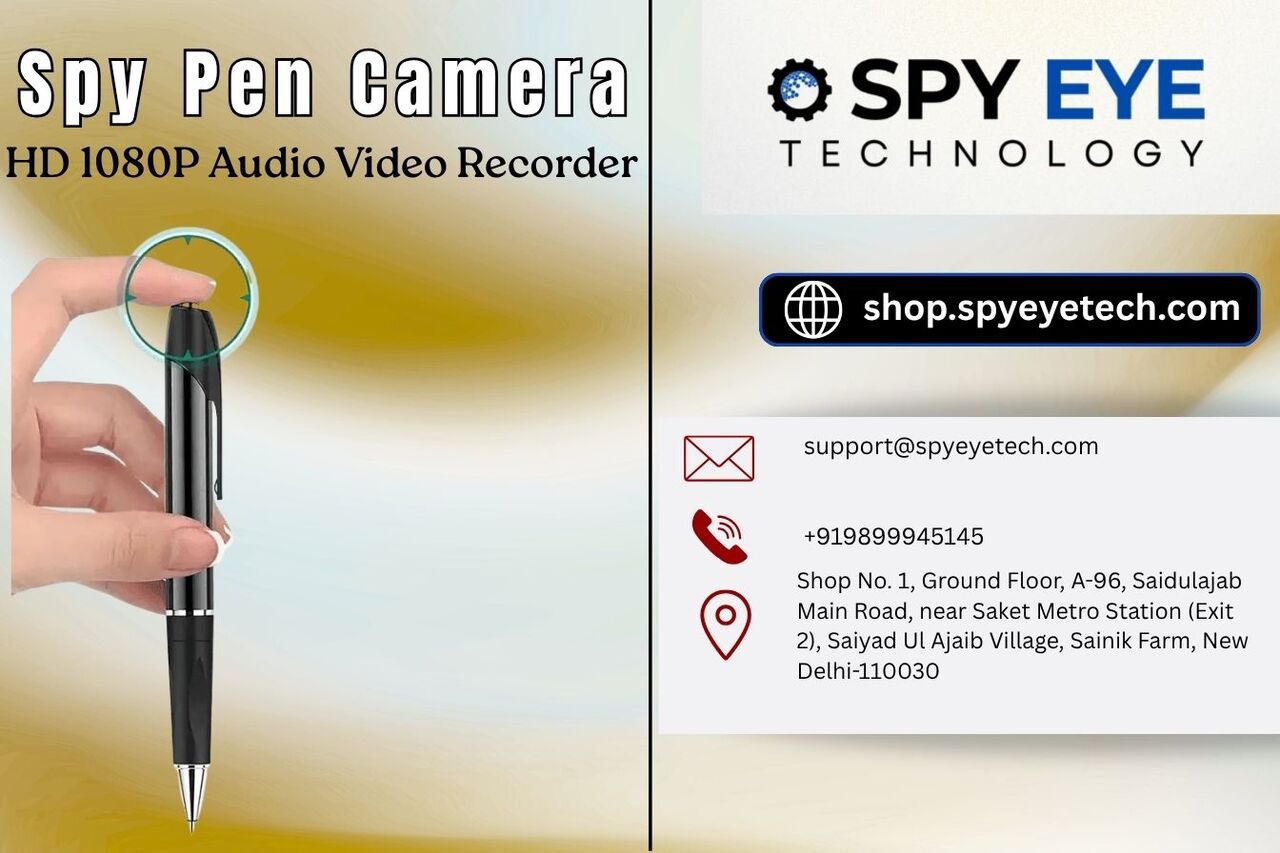 New Delhi, Electronics, INR 3499,  Spy Pen Camera With Audio And Video Recording
