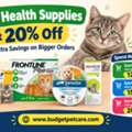 Cat Health Supplies At 20% Off With Extra Savings On Bigger Orders