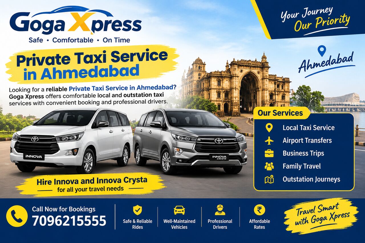 Ahmedabad, Travel, Private Taxi Service In Ahmedabad