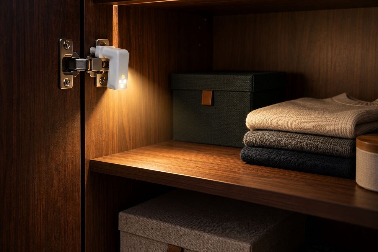 Noida, Electronics, Smart Hinge Lights For Wardrobes: Door-Activated Guide