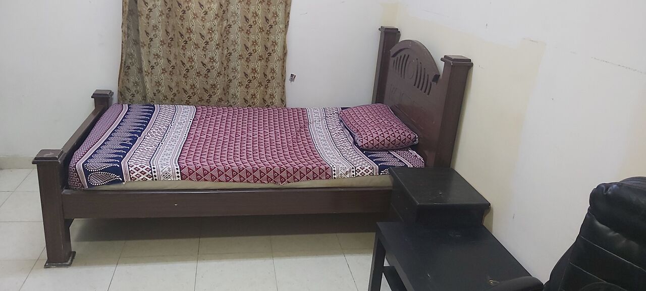 Jubail, Apartments, Flats, Houses & Villas, SAR 1200/month,  Furnished,  1 BR,  Single Room Available For Rent In 2 BHK Apartment