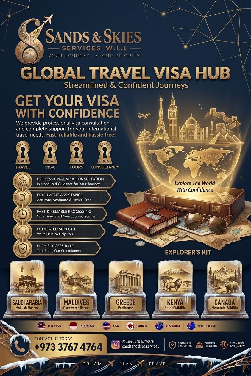 Manama, Marketing, Precision, Organization, And Professional Visa Support