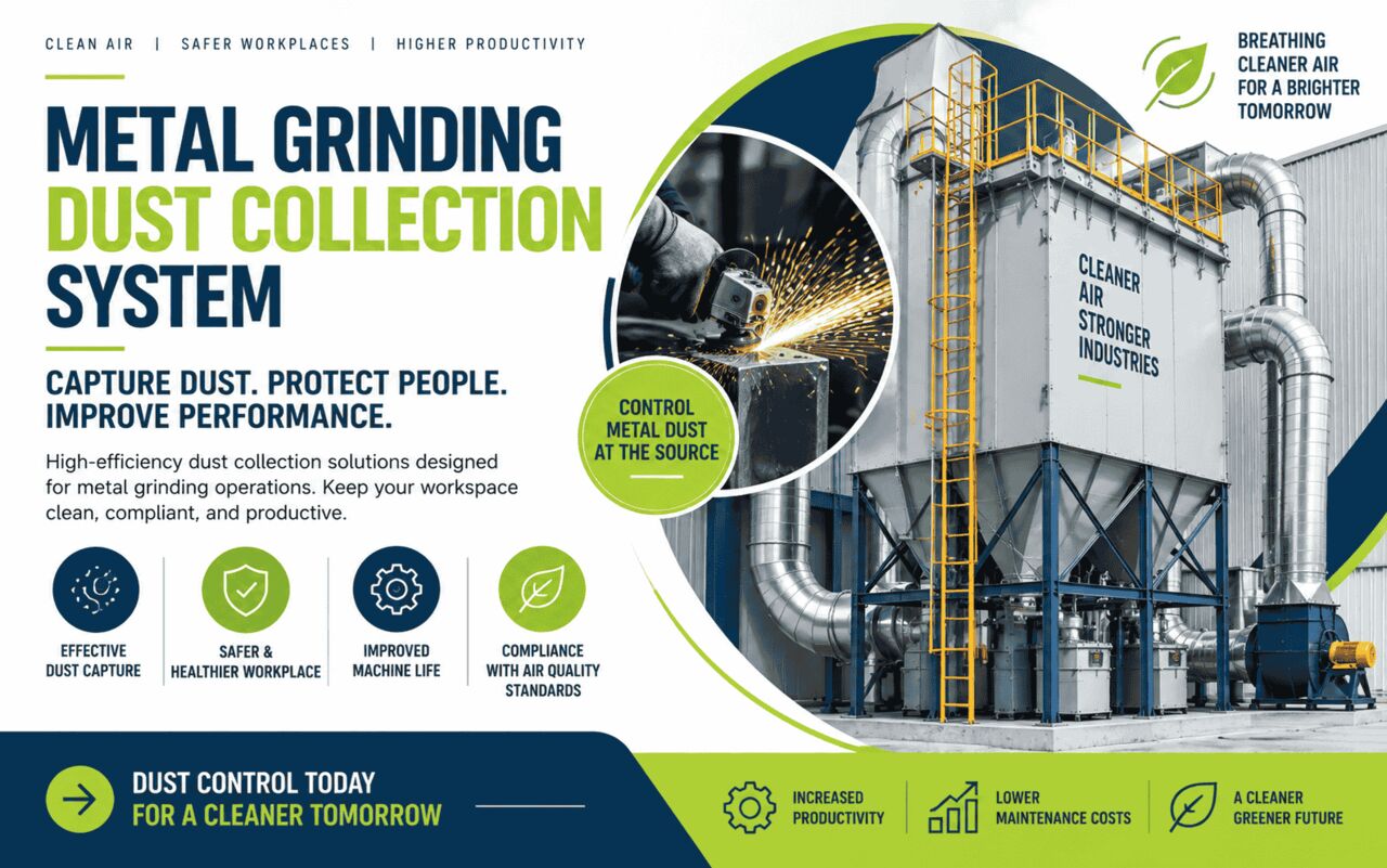 Bangalore, Business, Metal Grinding Dust Collection System For Cleaner Workspaces