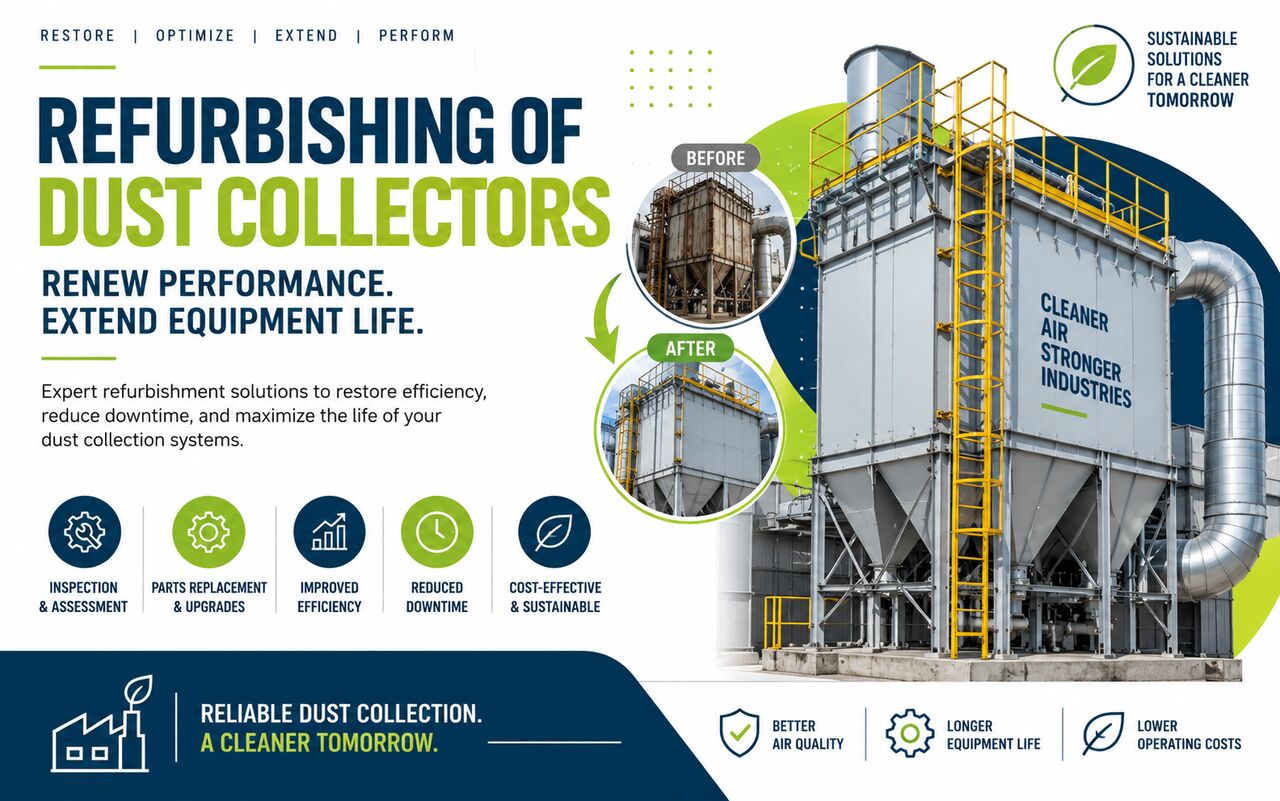Bangalore, Business, Refurbishing Of Dust Collectors &ndash; Improve Performance & Extend Equipment Life