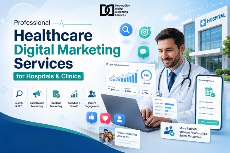 New Delhi, Web Design & Development, Healthcare Digital Marketing Services By DDMS
