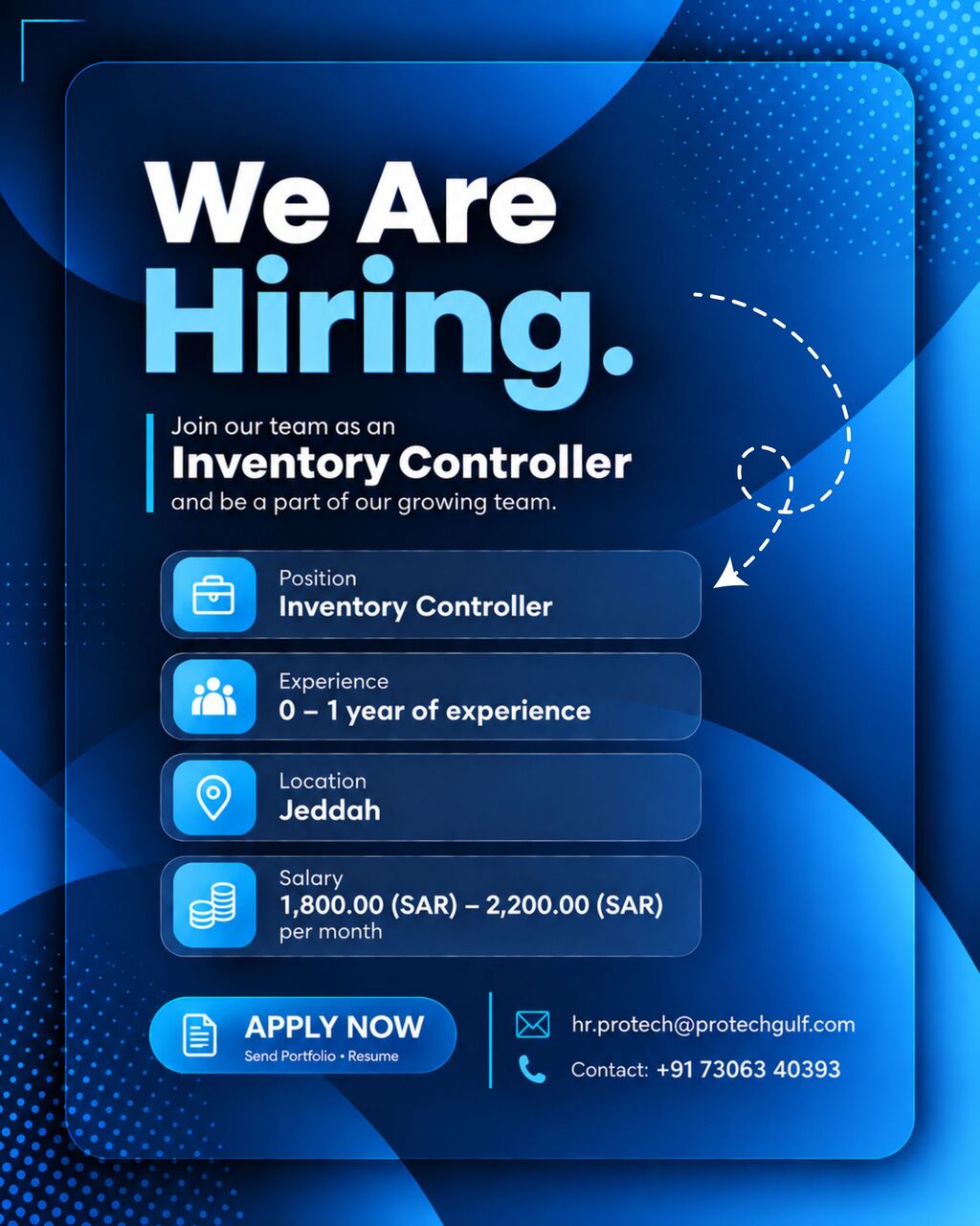 Jeddah, Job Seekers, Inventory Controller