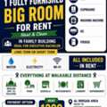 SAR 1300/month,  Furnished,  Big Room For Rent - Jubail Al Merqab