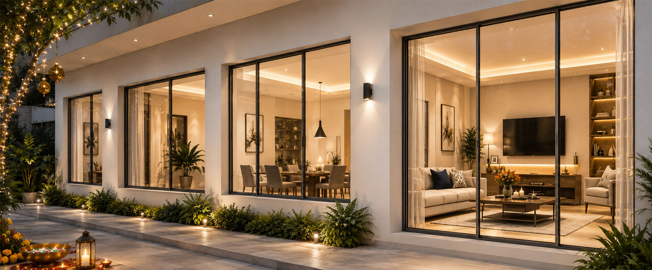 Hyderabad, Construction, 10 Premium Aluminium Window Designs For A Modern Festive Home
