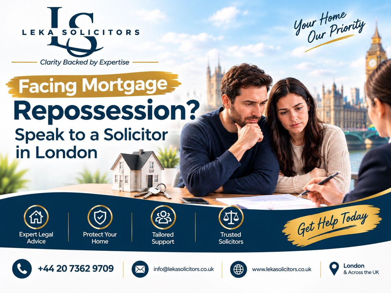 London, Immigration, Facing Mortgage Repossession? Speak To A Solicitor In London
