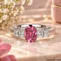 USD 2,  Natural Pink Tourmaline Engagement Rings For Sale