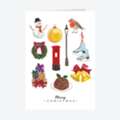 Eur 9,  Personalised Christmas Cards In UK