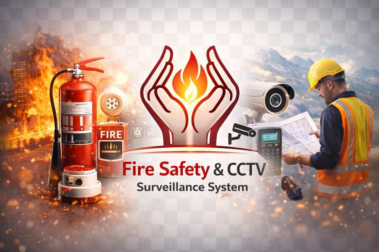 Dammam, Security, CCTV CAMERA INSTALLATION AND FIRE SECURITY SYSTEM AND FIRE EXTINGUISHER REFILING AND NEW